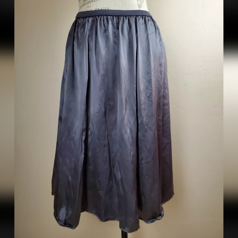 Vintage Carole Little Dresses Grey Skirt Size 10 100% silk